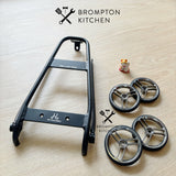 H&H Rack Alu +  H&H 70mm Easy Wheels for A/C/P line