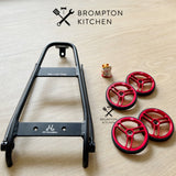 H&H Rack Alu +  H&H 70mm Easy Wheels for A/C/P line
