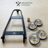 H&H Rack Alu +  H&H 70mm Easy Wheels for A/C/P line