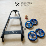 H&H Rack Alu +  H&H 70mm Easy Wheels for A/C/P line