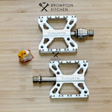Ti Parts Workshop Double X Pedals Single QR