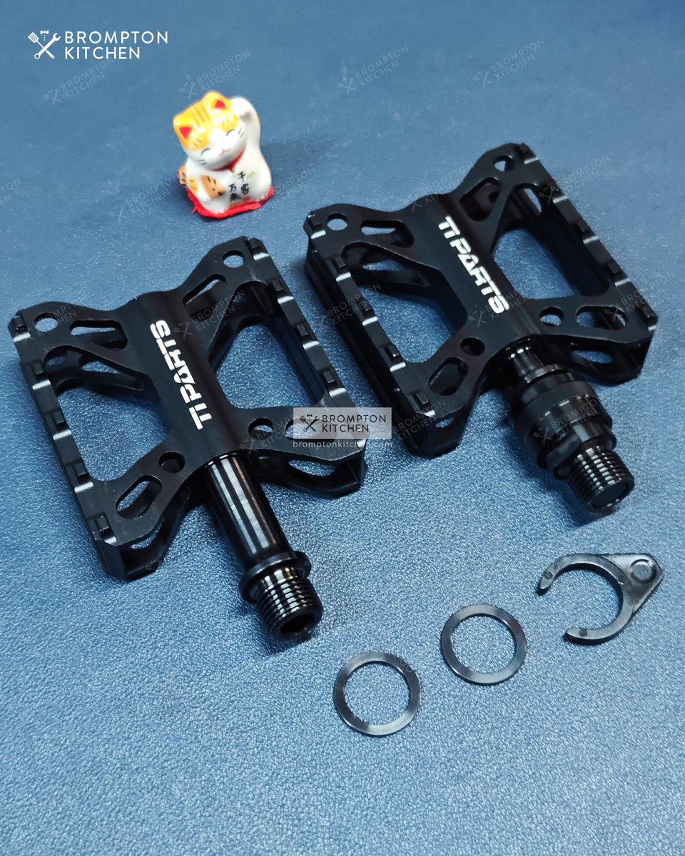 brompton t line pedals Ti Parts Workshop Double X Pedals (Single QR) – Brompton Kitchen