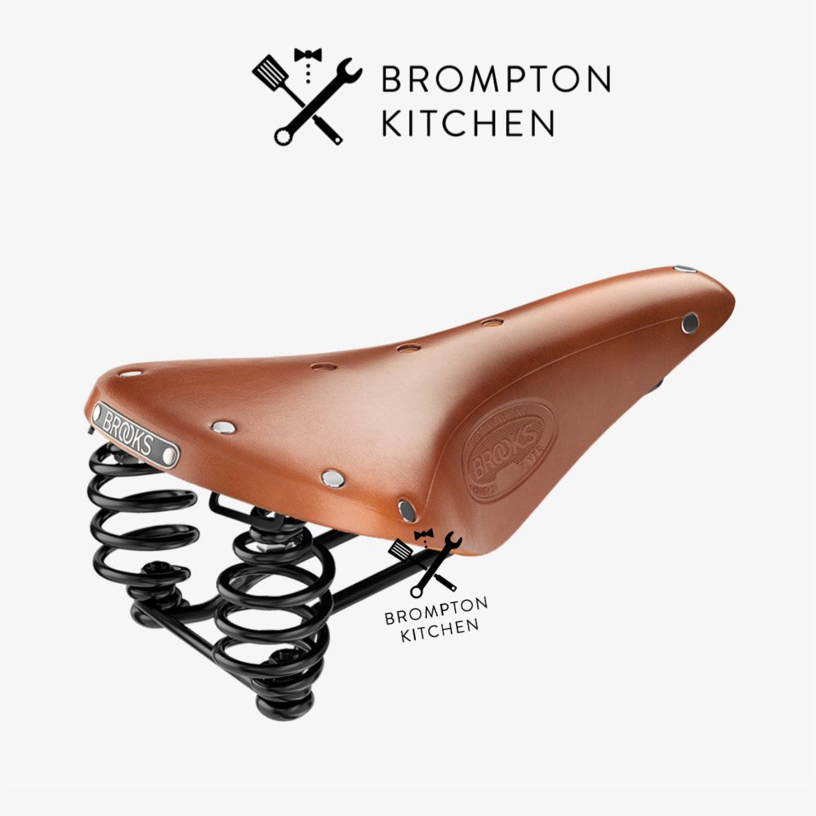 Brooks Flyer Saddle – Brompton Kitchen - Main Image