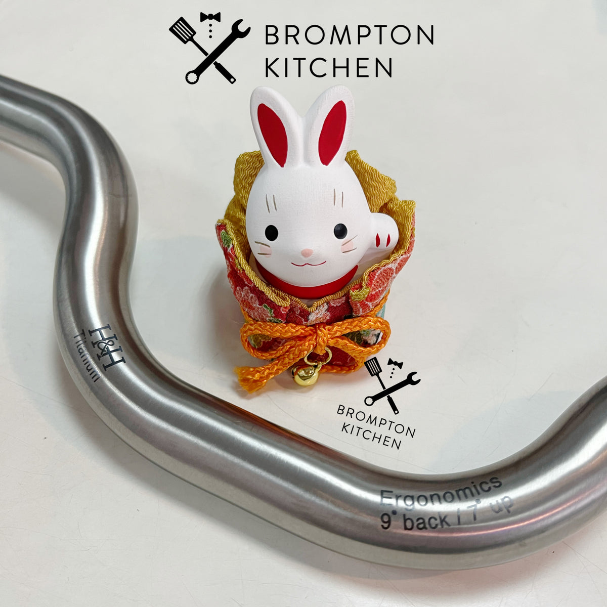 H&H Titanium handlebar M – Brompton Kitchen