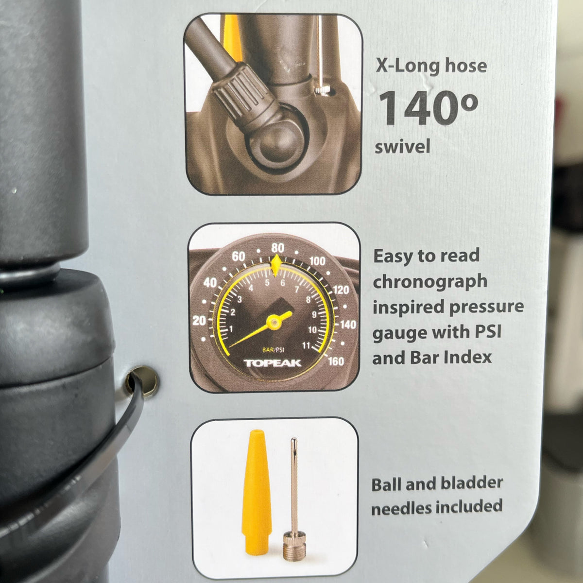 TOPEAK JoeBlow Max HP Pump – Brompton Kitchen - Main Image