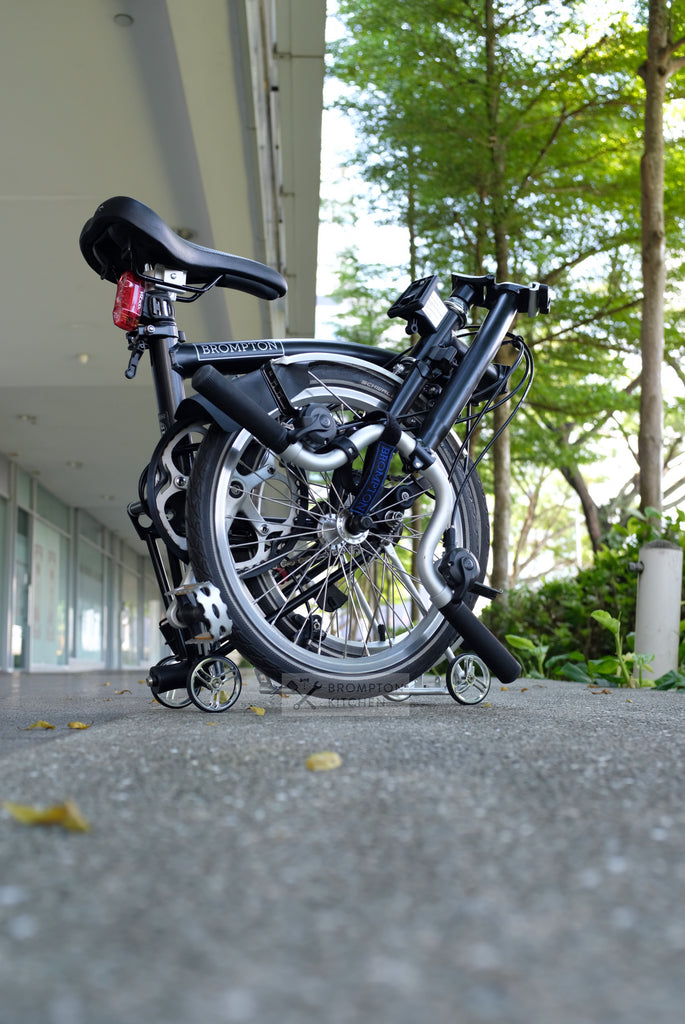 H&H Rack Alu + H&H 70mm Easy Wheels for A/C line – Brompton Kitchen