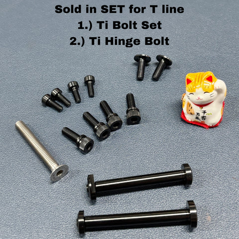 Ti Parts Workshop Ti Bolts for T line (Complete set)