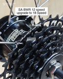 H&H 18 speed 12-28T upgrade kit v4/P&T line/SQT Shifter Left