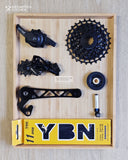 H&H 7 speed 11-28T upgrade kit V4/P&T line/STD Tensioner/SQT shifter Left