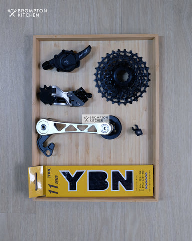 H&H 7 speed 11-28T upgrade kit V2/P&T line/SQT shifter