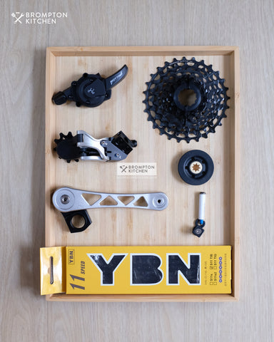 H&H 7 speed 11-28T upgrade kit V2/A&C line/SQT shifter