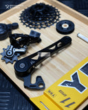 H&H 7 speed 11-28T upgrade kit V4/P&T line/SQT Shifter/Standard Tensioner