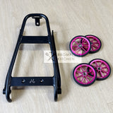 H&H Rack Alu +  H&H 70mm Easy Wheels for A/C/P line
