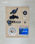 H&H 7 speed 11-28T upgrade kit v3/A&C line/Right shifter