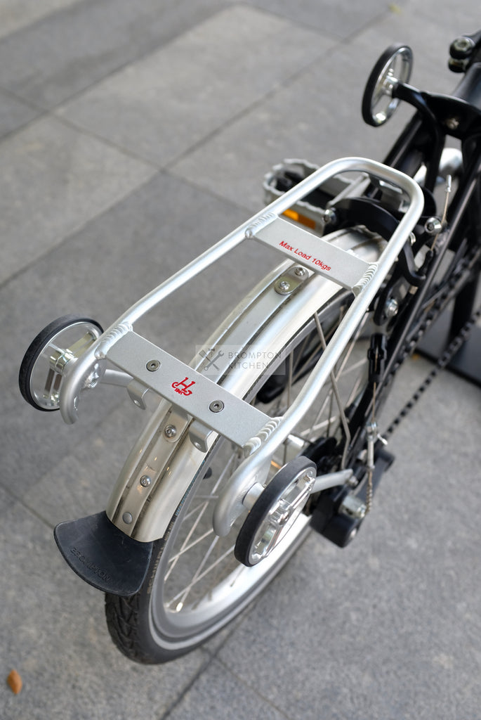H&H Rack Alu + H&H 70mm Easy Wheels for A/C/P line – Brompton Kitchen