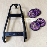 H&H Rack Alu +  H&H 70mm Easy Wheels for A/C/P line