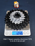 H&H Cassette 7 Speed 11-28T AL7075
