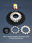 H&H Cassette 7 Speed 11-28T AL7075