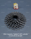 H&H Cassette 7 Speed 11-28T Unibody