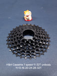 H&H Cassette 7 Speed 11-32T Unibody