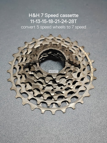 H&H 7 Speed Cassette 11-28