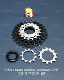H&H Cassette 7 Speed 11-28T ALLOY