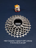 H&H Cassette 7 Speed 11-28T Unibody