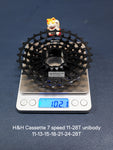 H&H Cassette 7 Speed 11-28T Unibody