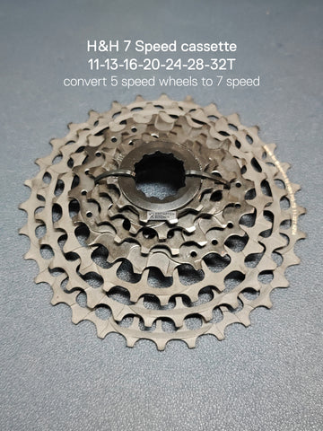 H&H 7 Speed Cassette 11-32