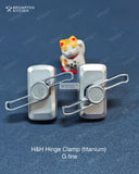 H&H Hinge Clamp Titanium for G line