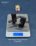 H&H Hinge Clamp Titanium for P MK2