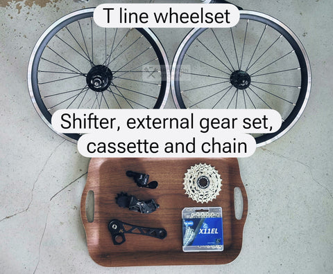 5 speed Package for A/C line (with Wheelset)