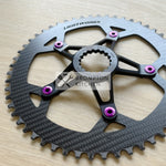 [Package] WHAM design T line crank spider with Lightwork carbon chainring