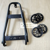 H&H Rack Alu +  H&H 70mm Easy Wheels for A/C/P line