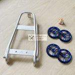 H&H Rack Alu +  H&H 70mm Easy Wheels for A/C/P line