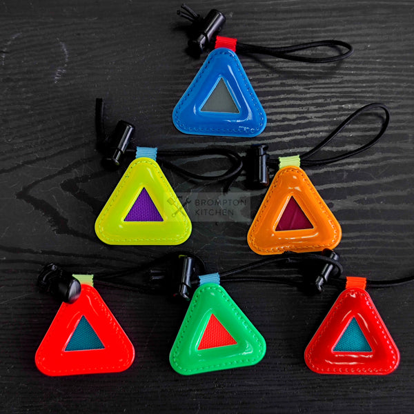 BROOKS×BLUELUG \"triangle reflector\" ブラウン BLUE LUG* FRIDAY triangle reflector (green/gingham) - BLUE LUG