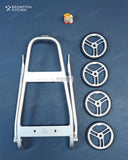 H&H Rack Alu +  H&H 70mm Easy Wheels for A/C/P line