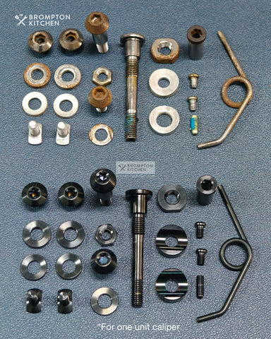 Titanium Bolt Set for Brake Caliper (post 2017)