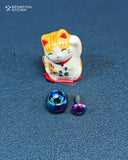 Ti Parts Workshop G Line Stem Knob⁣ - Titanium