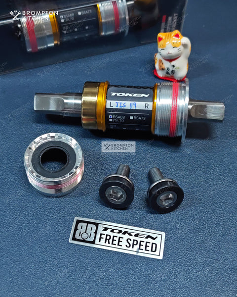 Token Bottom Bracket for Brompton (Ceramic bearing/Titanium axle