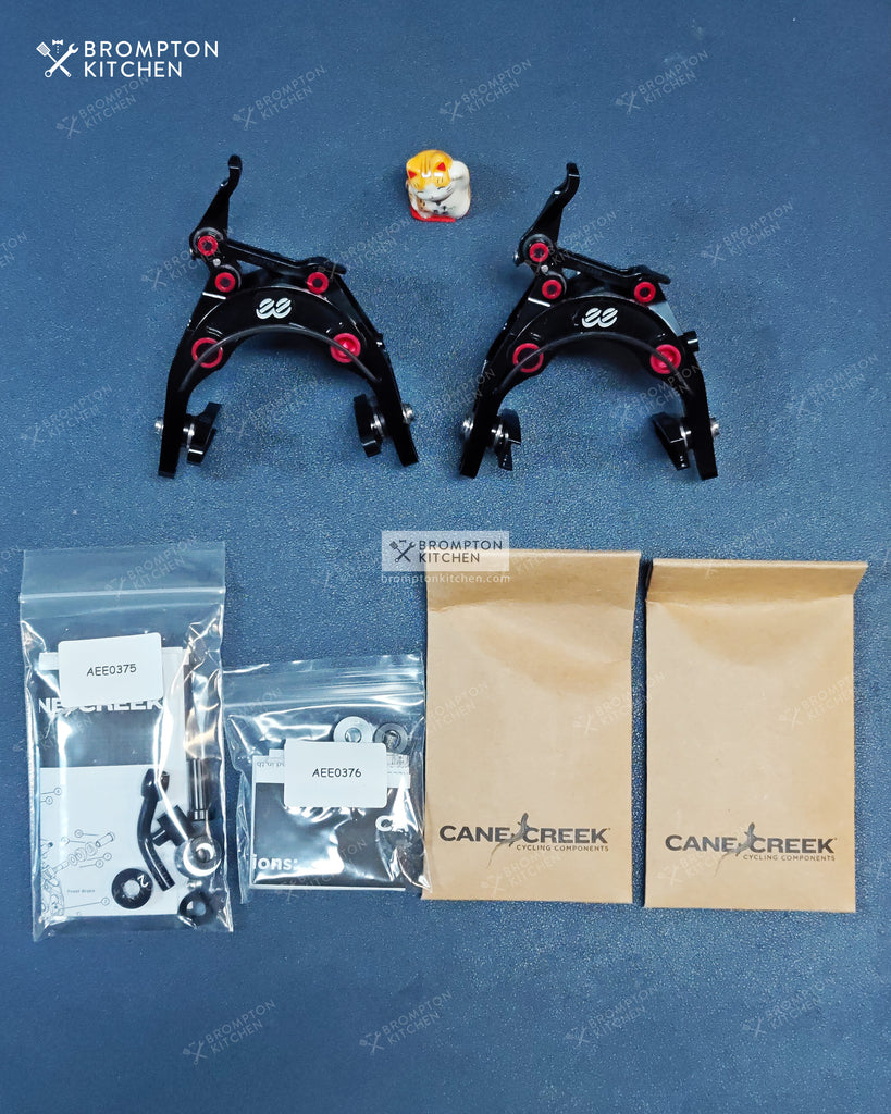 Brompton Red Rack Cane Creek eeBrakes Brompton edition Black/Red – Brompton Kitchen