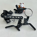 [Sold in Set] H&H External 7 speed gear + Shifter + Brake Lever