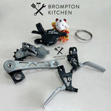 [Sold in Set] H&H External 7 speed gear + Shifter + Brake Lever