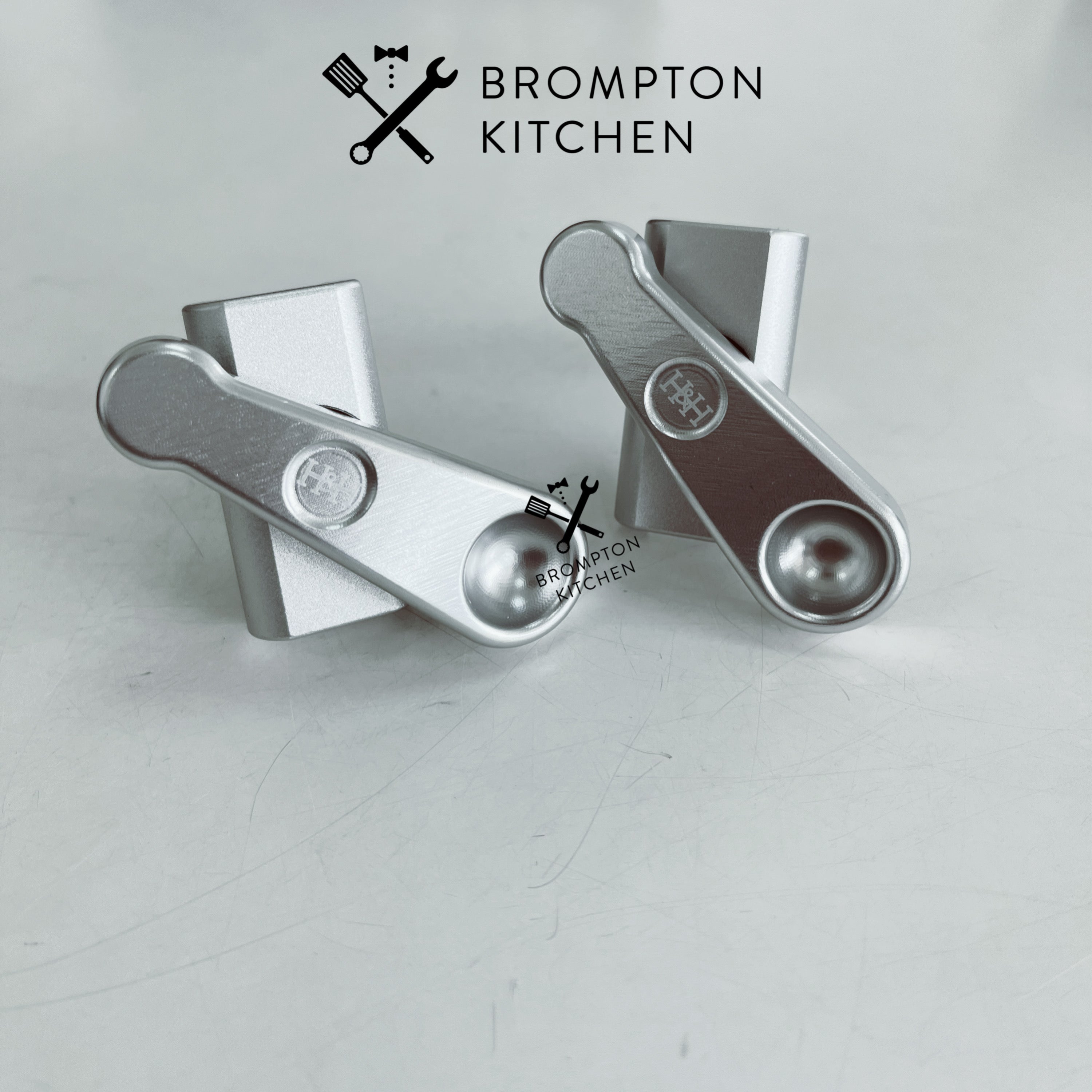 H&H Titanium Hinge Clamp Set for Brompton | 808 Cycles