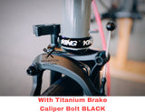 Titanium bolt set for brake caliper for Brompton 2018 onwards